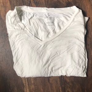 White long sleeve soft tee American Eagle